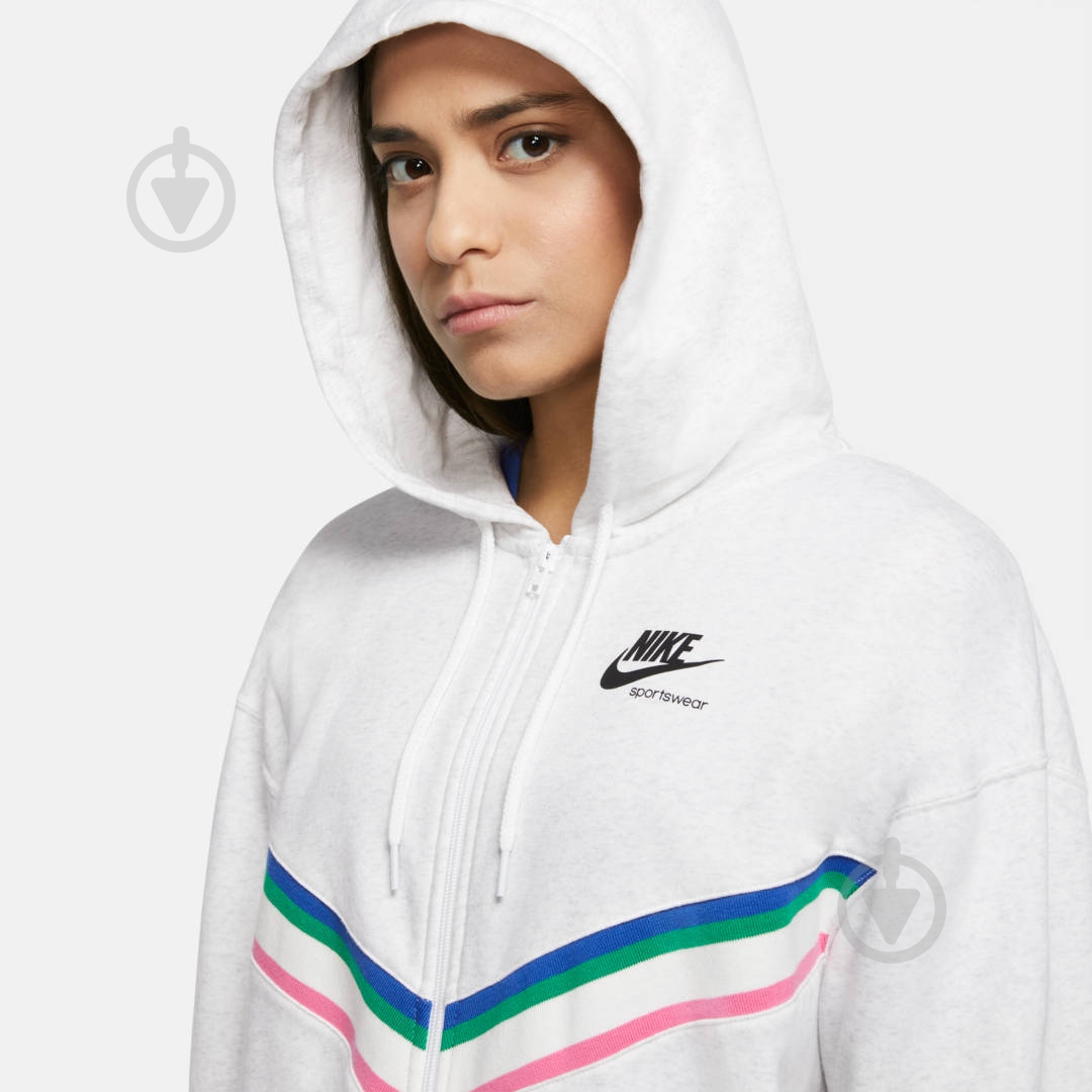 Джемпер Nike W NSW HRTG FZ FLC CU5902-051 р. XS белый - фото 6