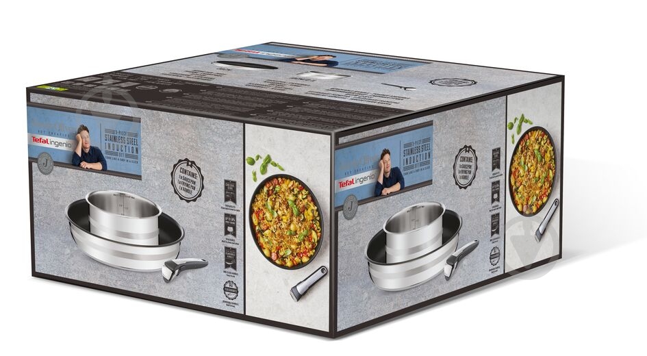 Набор посуды Tefal Ingenio от Jamie Oliver 3 предмета L9569232 - фото 4