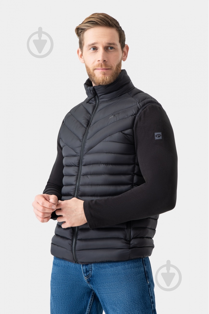 Жилет Avecs AV-50389/1 р.L чорний - фото 1 Жилет Avecs AV-50389/1 р.L чорний - фото 1
