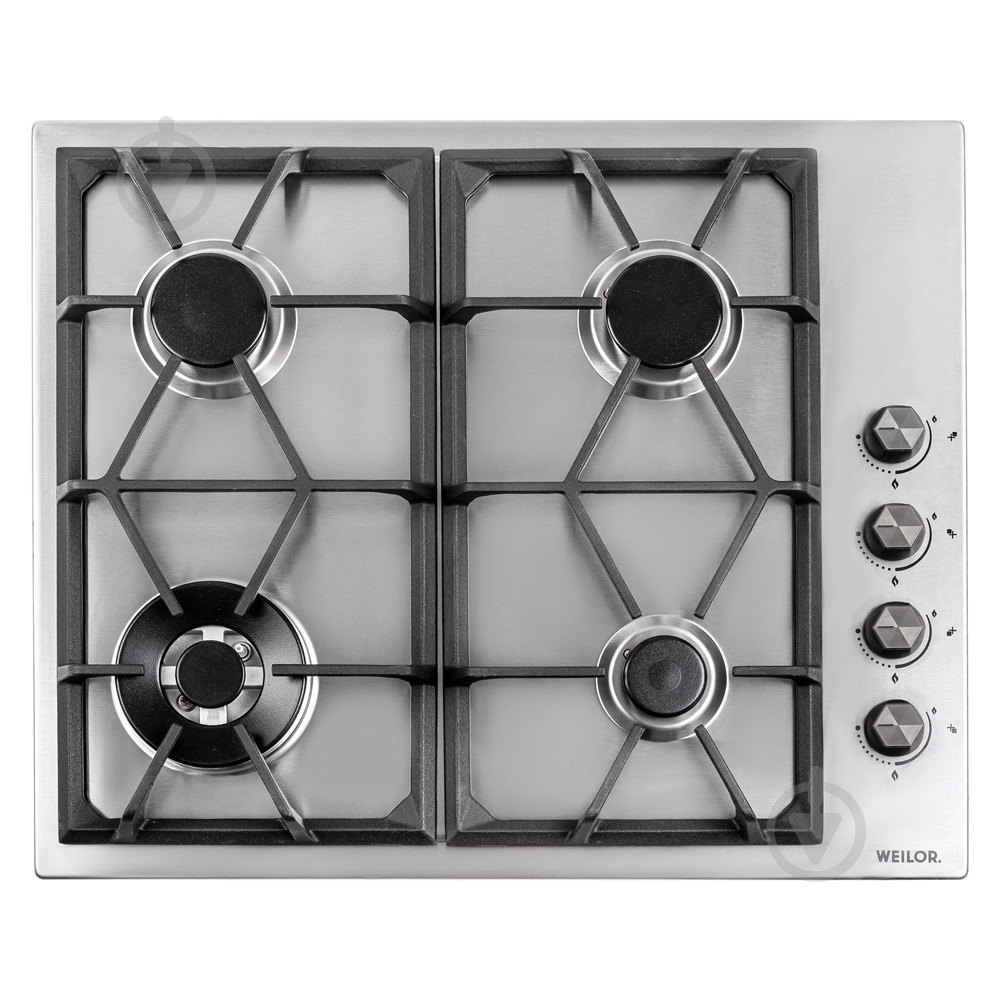 Варочная поверхность газовая WEILOR GM W 634 SS - фото 1