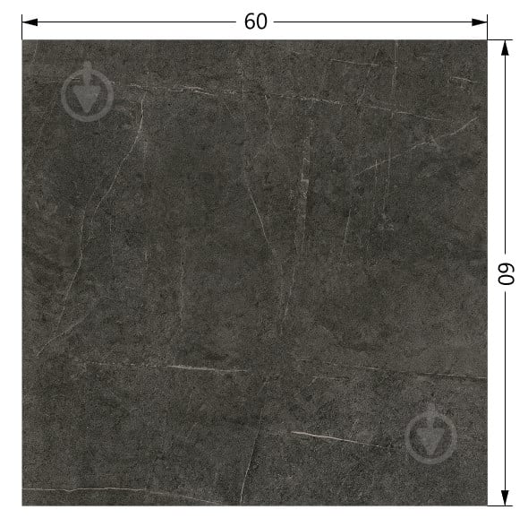 Плитка Emigres Рома Графито 60x60 - фото 2