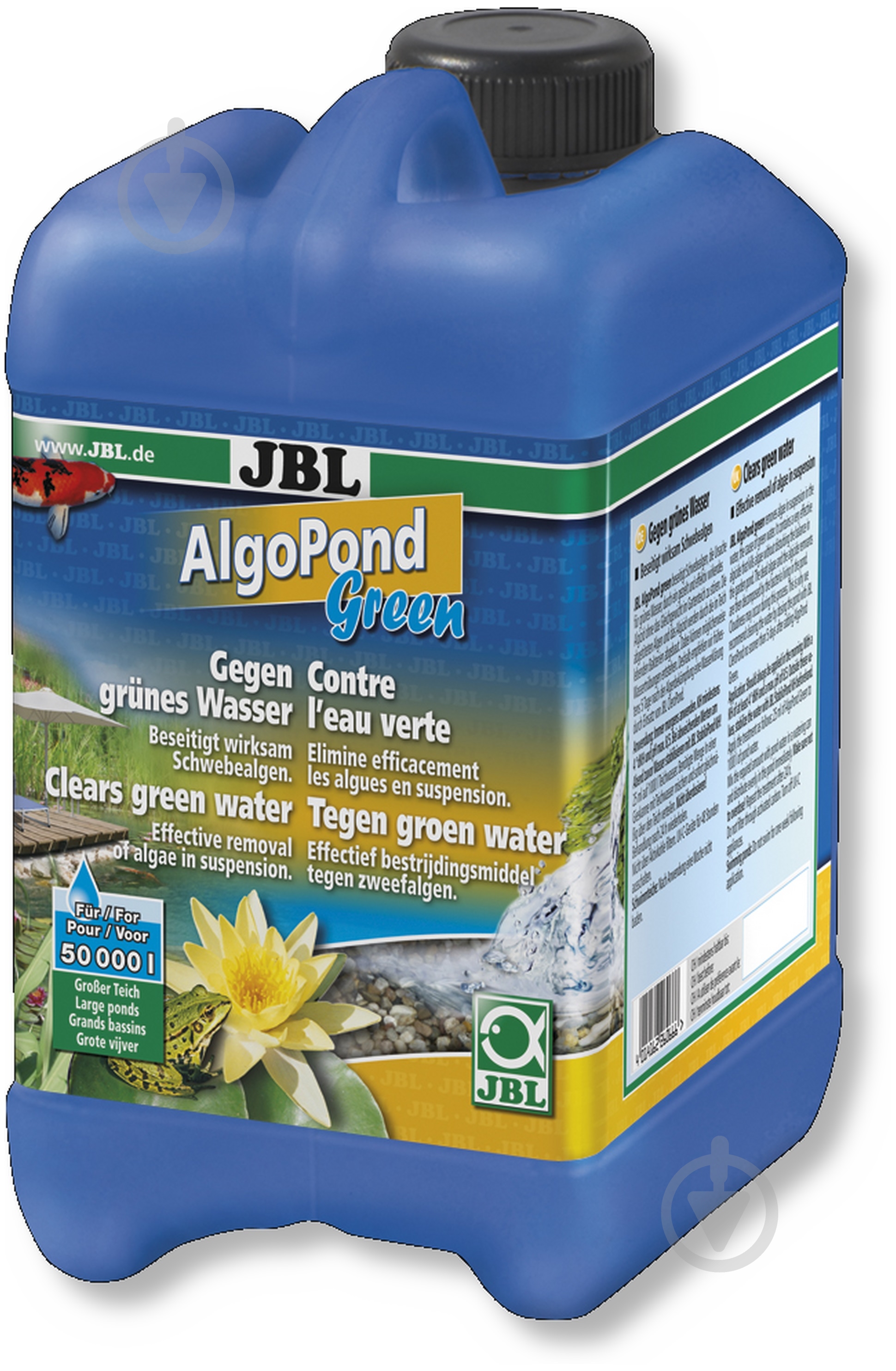 Кондиционер JBL AlgoPond Forte против водорослей в садовых прудах 5 л - фото 1