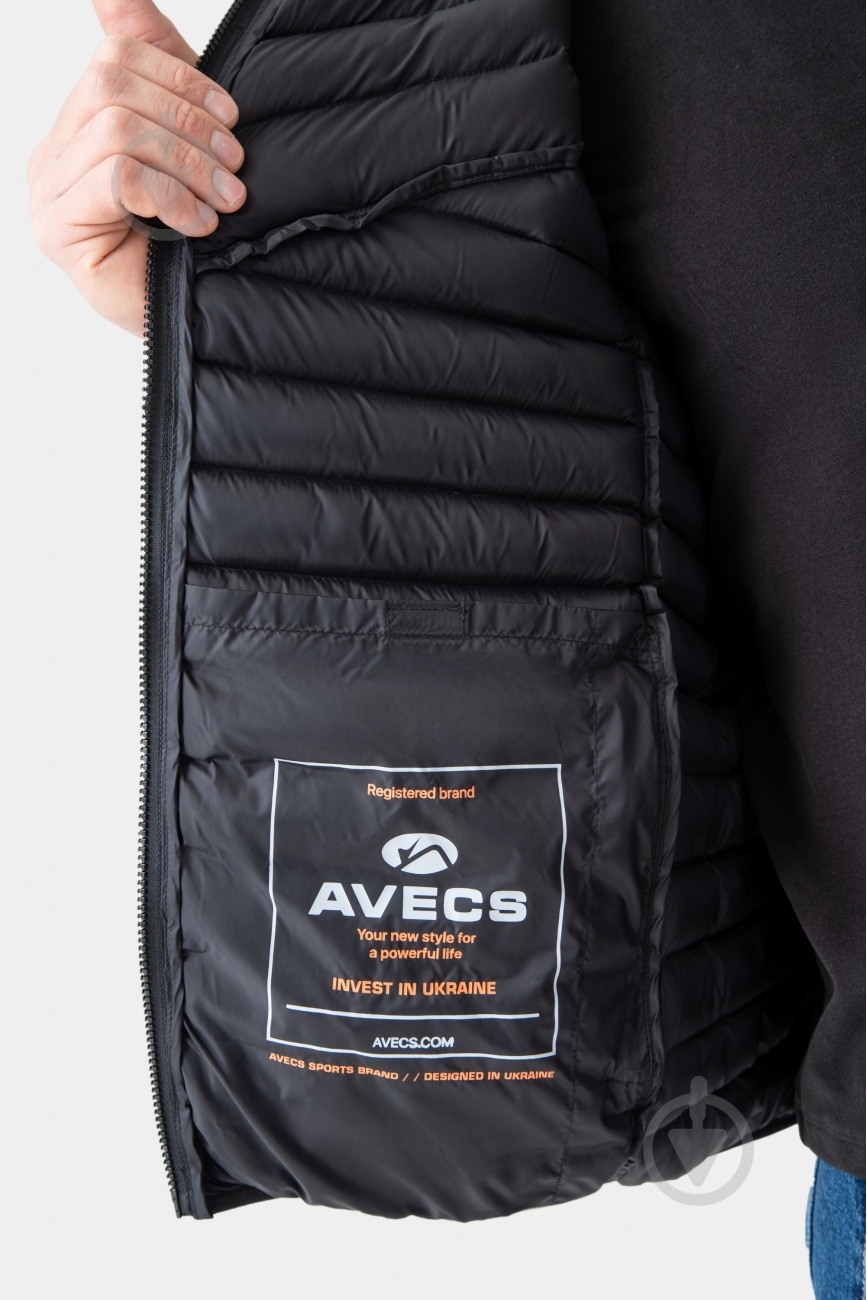 Жилет Avecs AV-50389В/1 р.6XL черный - фото 4