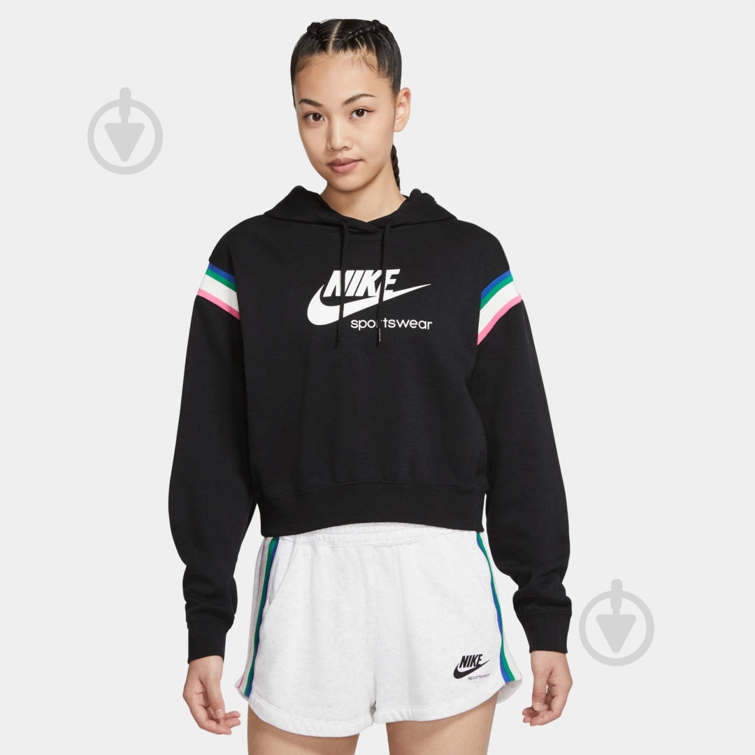 Джемпер Nike W NSW HRTG PO HOODIE CU5923-010 р. L чорний - фото 4