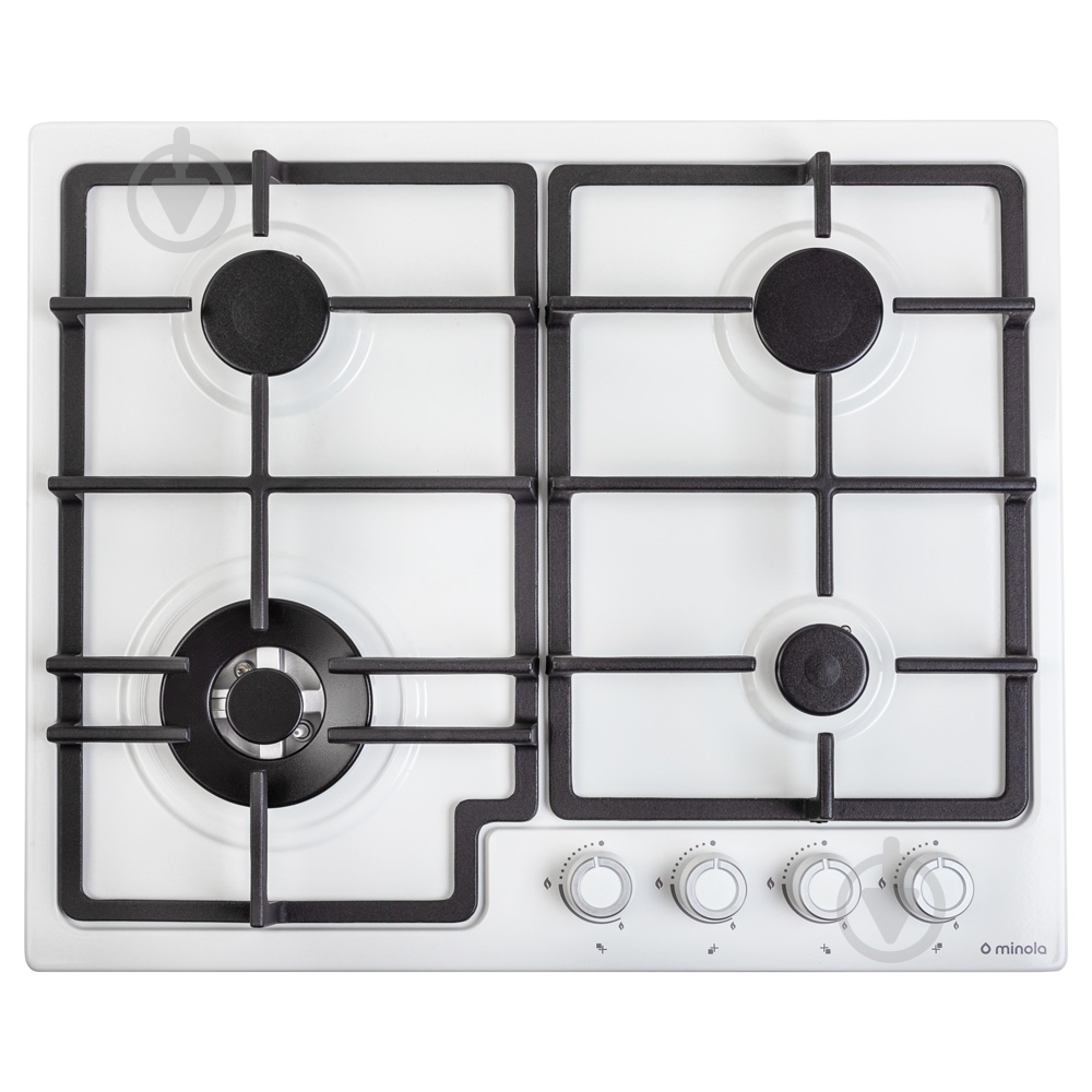 Варочная поверхность газовая Minola MGM 616224 WH - фото 1