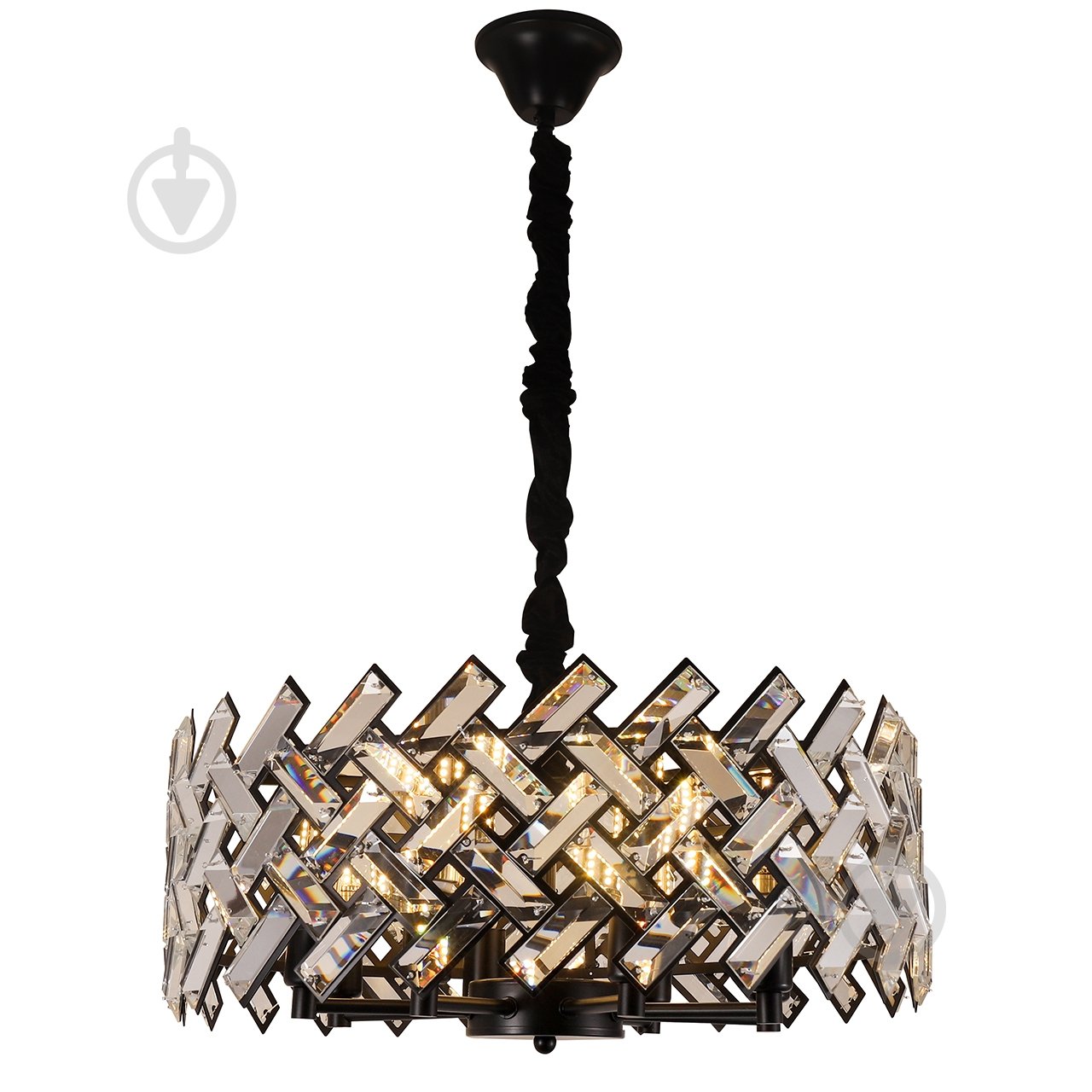 Люстра підвісна NEW ARTIER Cris-Art Verta BK 10xE14 чорний - фото 1 Люстра підвісна NEW ARTIER Cris-Art Verta BK 10xE14 чорний - фото 1