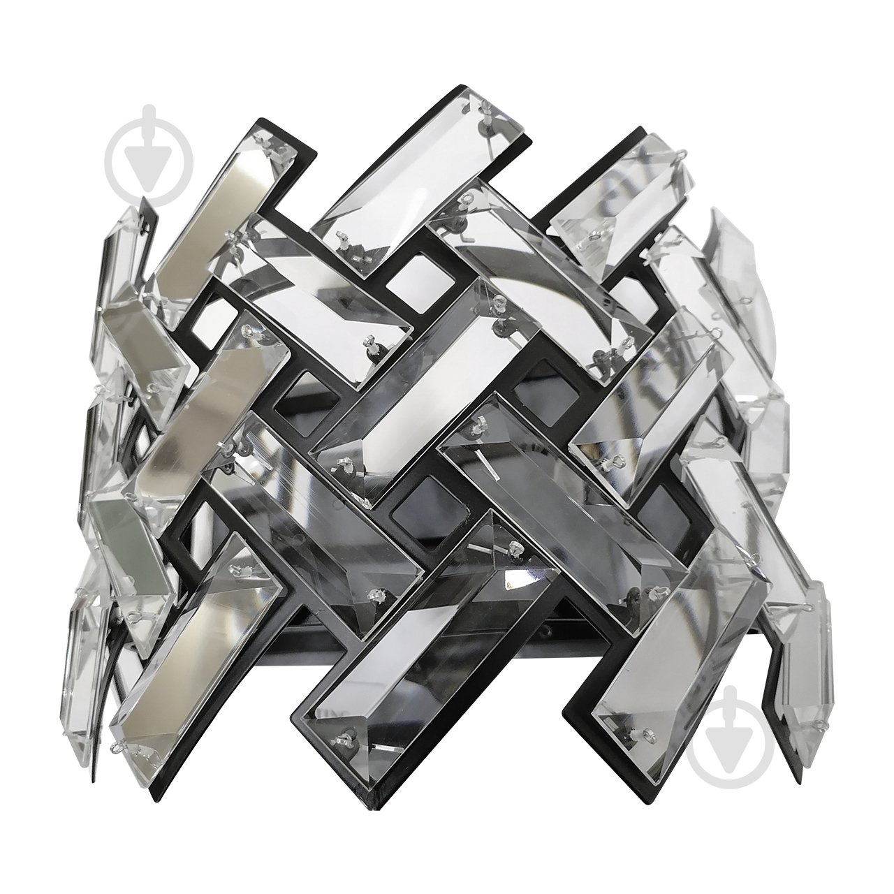 Бра NEW ARTIER Cris-Art Verta BK 2 x E14 чорний - фото 1 Бра NEW ARTIER Cris-Art Verta BK 2 x E14 чорний - фото 1