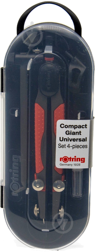 Готовальня 4 предмети D540 COMPACT Rotring Drawing - фото 4