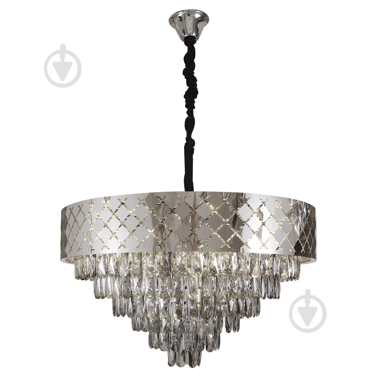 Люстра підвісна NEW ARTIER Cris-Art Structa CH 8xE14 хром - фото 1 Люстра підвісна NEW ARTIER Cris-Art Structa CH 8xE14 хром - фото 1