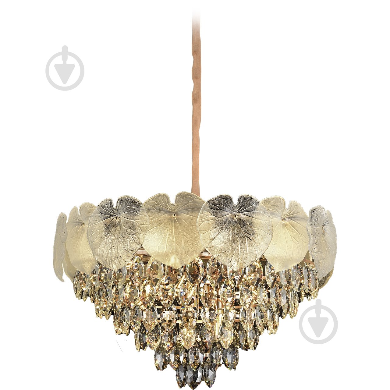 Люстра підвісна NEW ARTIER Cris-Art Vela GL A+B 19xE14 золотий - фото 1 Люстра підвісна NEW ARTIER Cris-Art Vela GL A+B 19xE14 золотий - фото 1