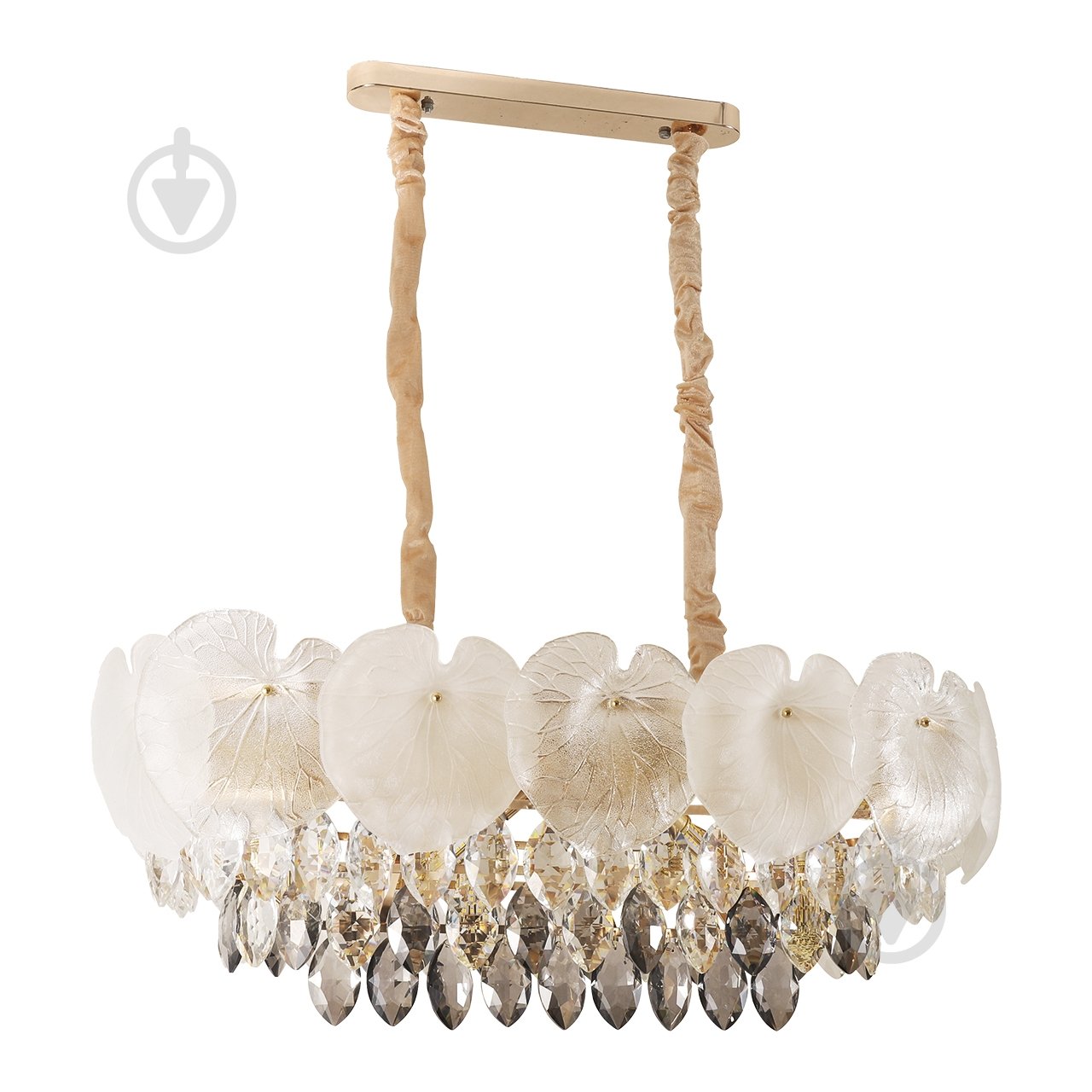 Люстра подвесная NEW ARTIER Cris-Art Vela GL 12xE14 золотой - фото 1