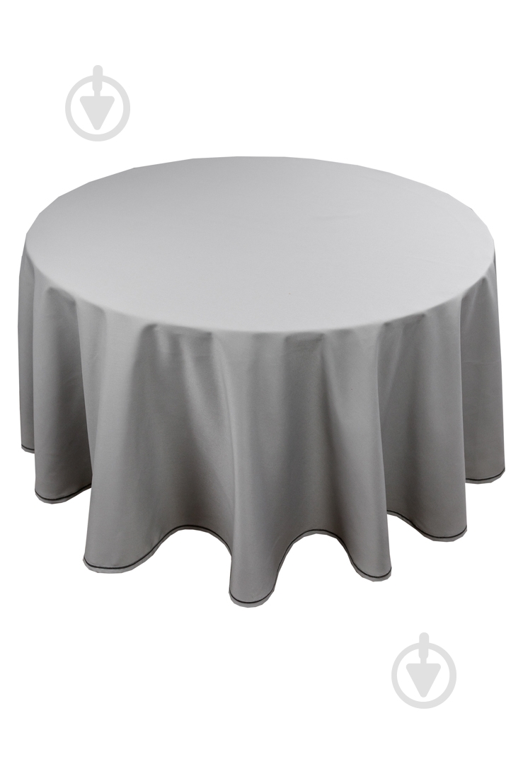 Скатерть Kelly Ø 180 см серый Прованс - фото 1