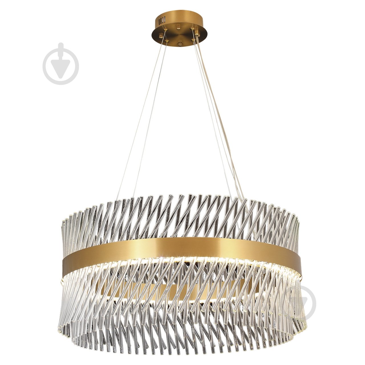 Люстра подвесная NEW ARTIER LED Cris-Art Orbiton AB 60 Вт золотой - фото 1