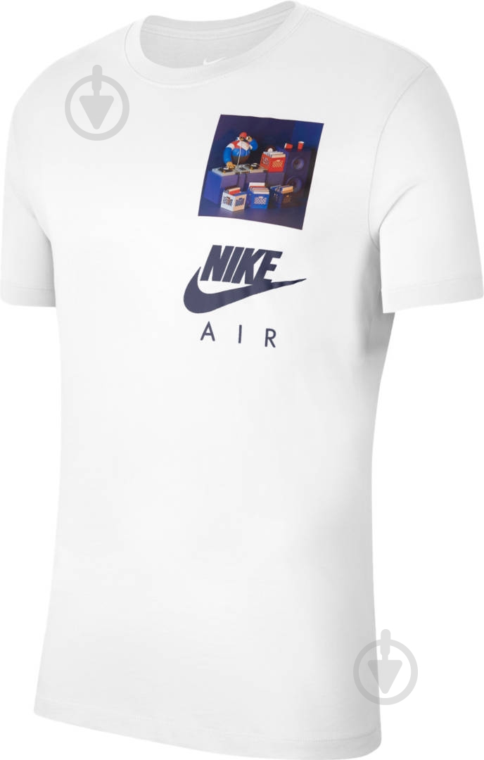 Футболка Nike M NSW SS TEE AIRMAN DJ CW0413-100 р.M белый - фото 1