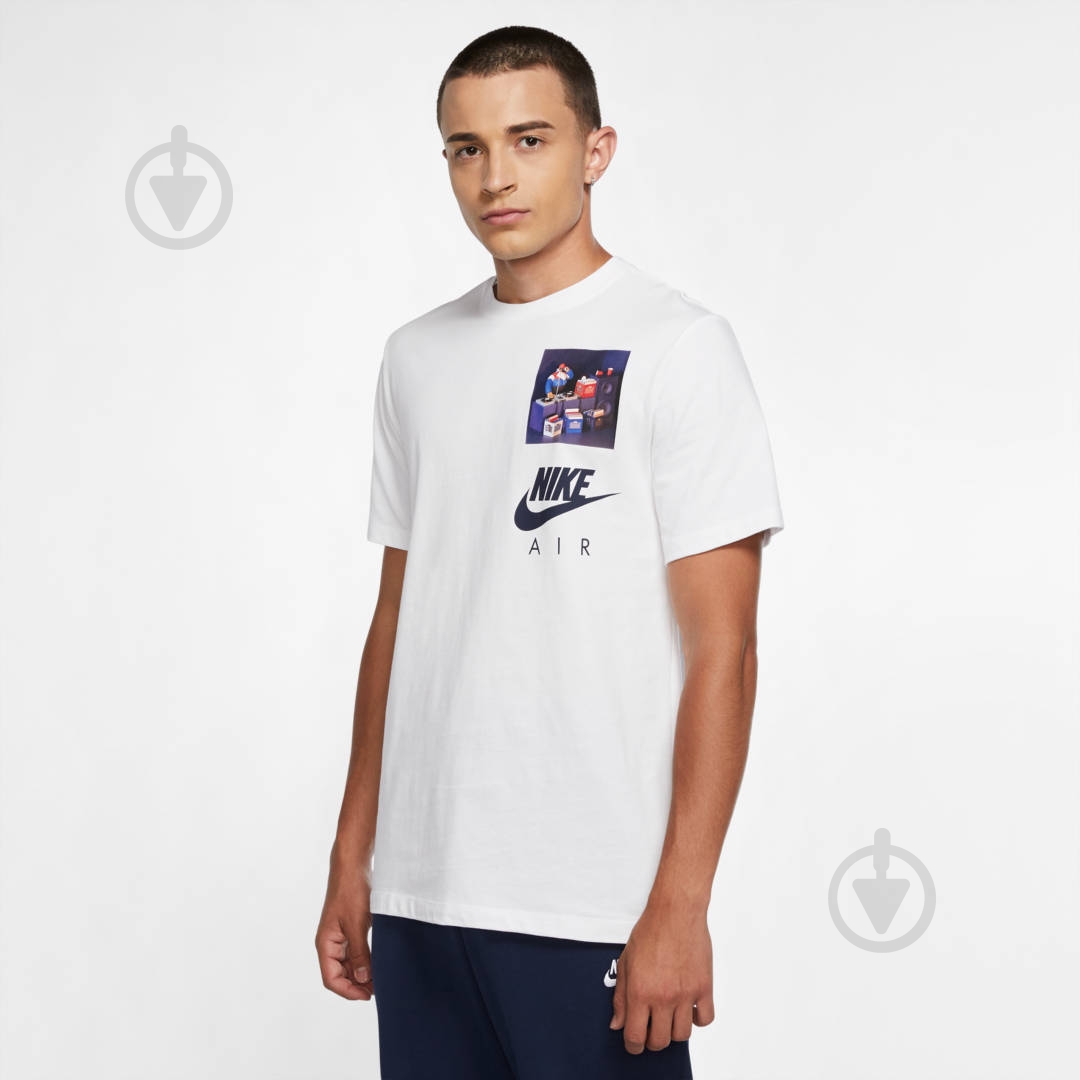 Футболка Nike M NSW SS TEE AIRMAN DJ CW0413-100 р.M белый - фото 4