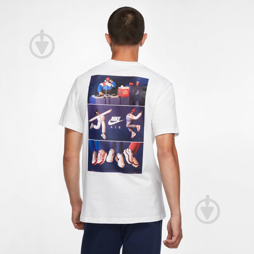 Футболка Nike M NSW SS TEE AIRMAN DJ CW0413-100 р.M белый - фото 5