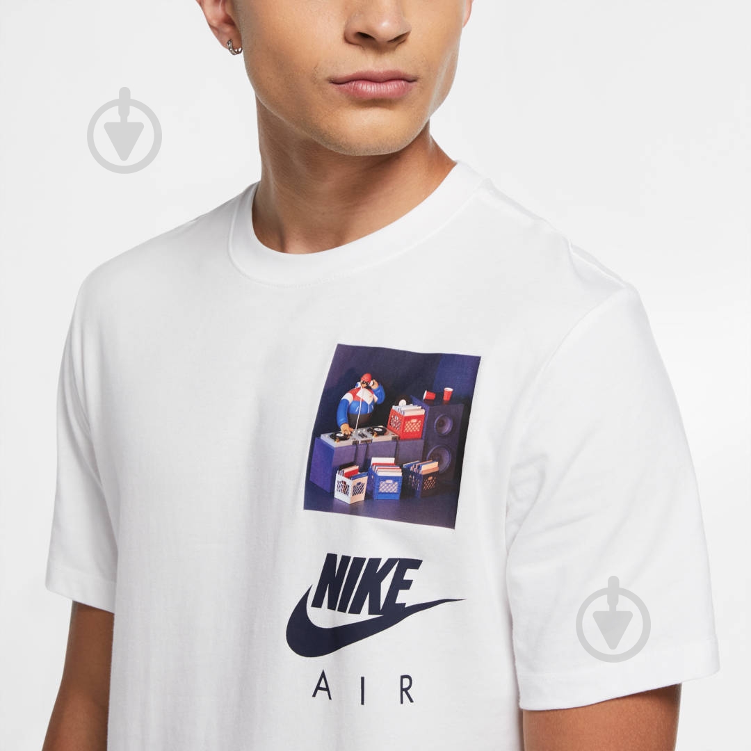 Футболка Nike M NSW SS TEE AIRMAN DJ CW0413-100 р.M белый - фото 6