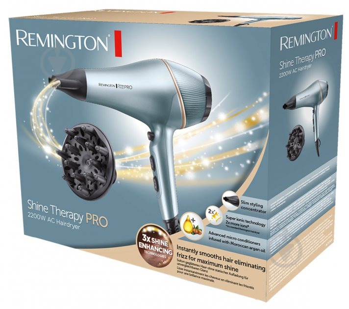 Фен Remington AC9300 Shine Therapy PRO - фото 6 Фен Remington AC9300 Shine Therapy PRO - фото 6
