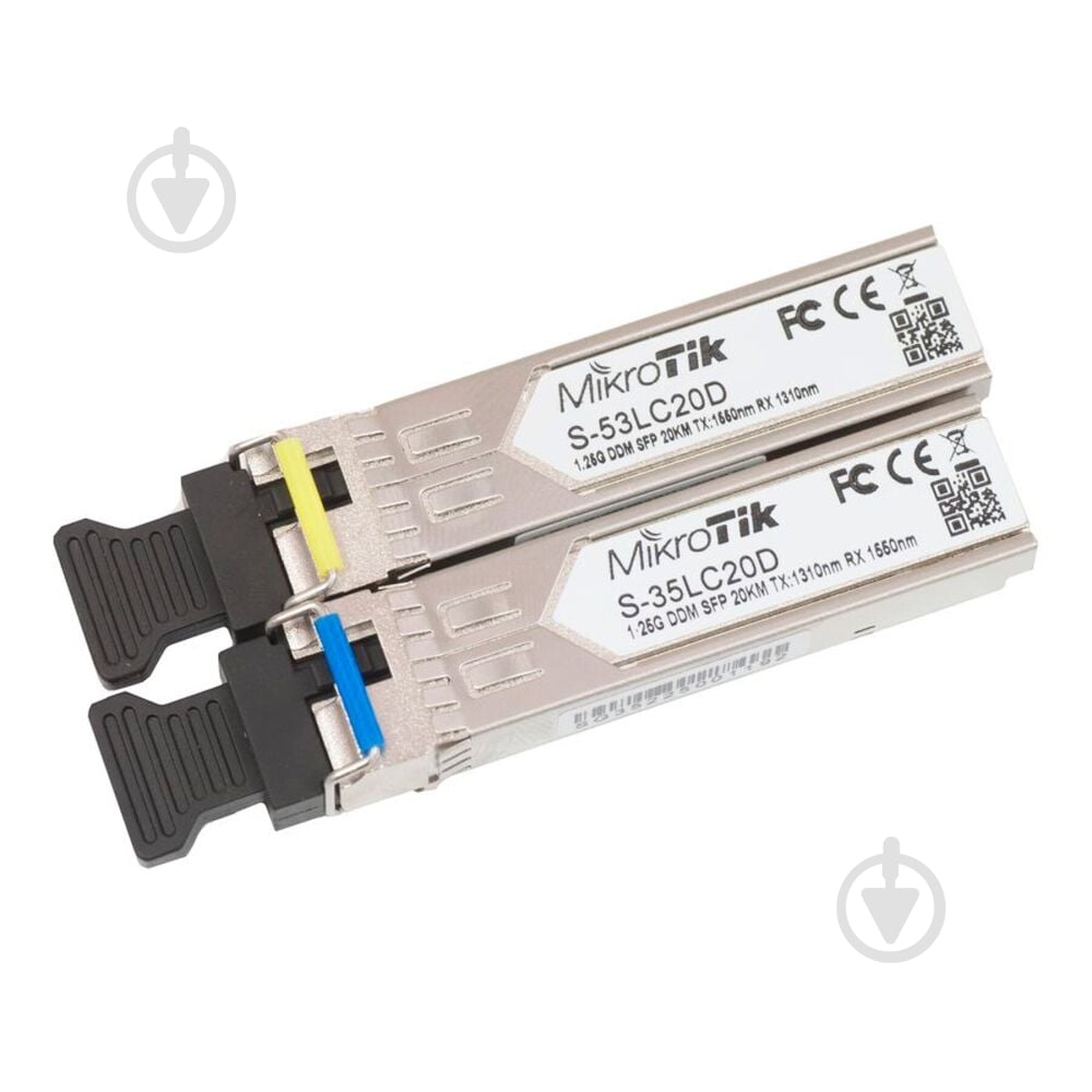 Интерфейсный модуль Mikrotik SFP S-35LC20D + S-53LC20D - фото 1 Интерфейсный модуль Mikrotik SFP S-35LC20D + S-53LC20D - фото 1