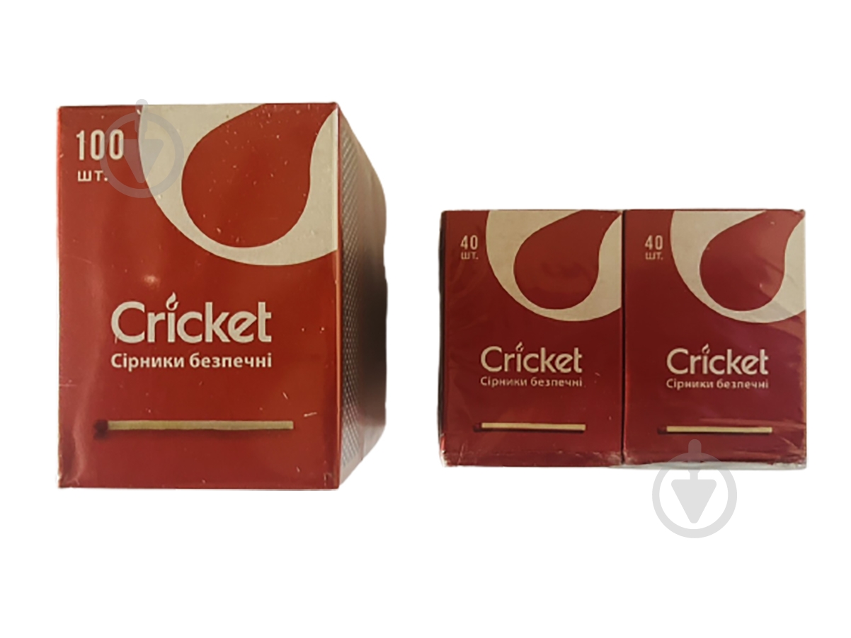 Спички Cricket 100 шт. в коробке - фото 3 Спички Cricket 100 шт. в коробке - фото 3