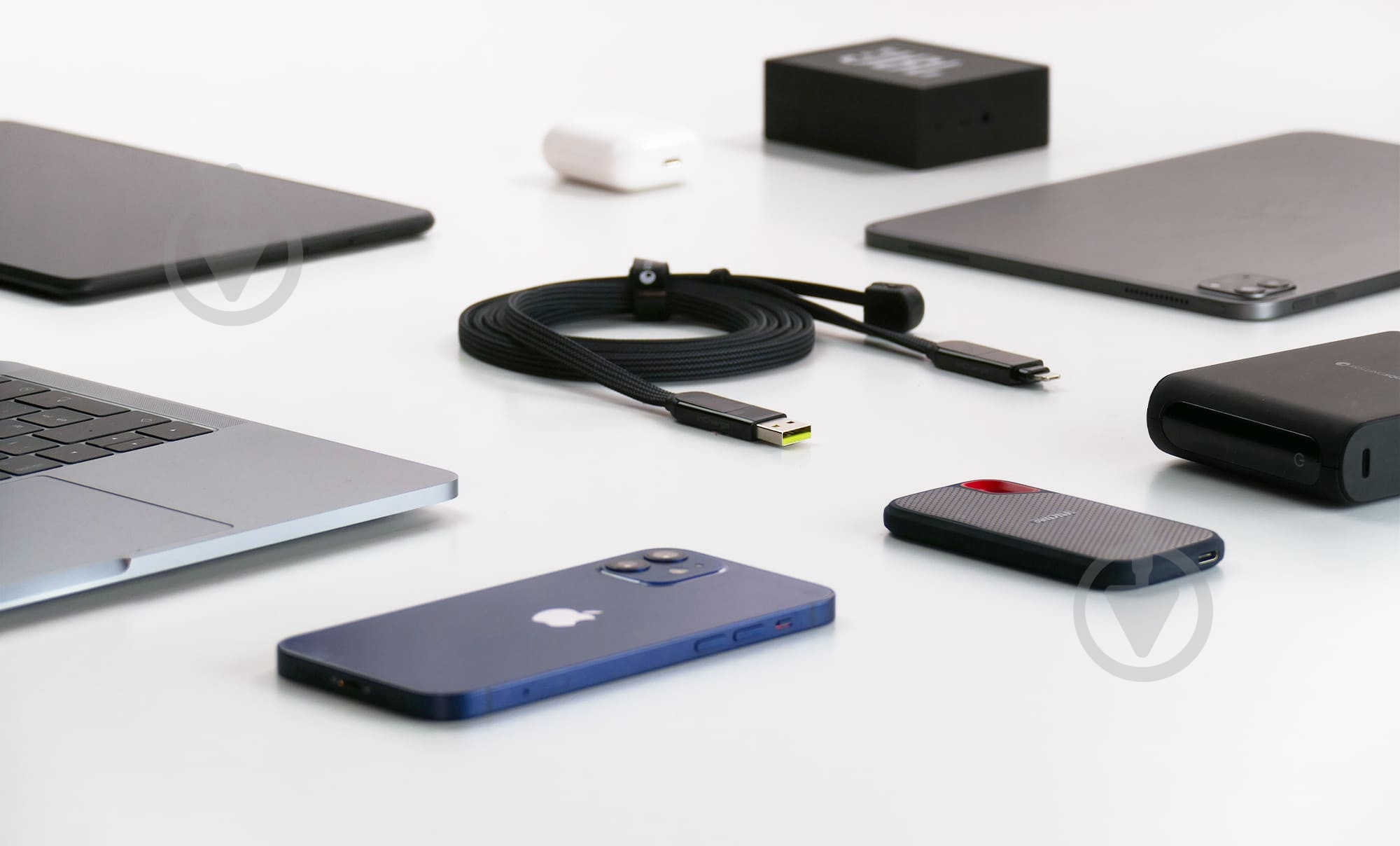 Кабель Rolling Square 6 в 1 inCharge XL 3 м черный (XLL01R) - фото 10 Кабель Rolling Square 6 в 1 inCharge XL 3 м черный (XLL01R) - фото 10