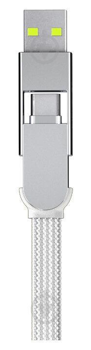 Кабель Rolling Square 6 в 1 inCharge XL 3 м білий (XLL02R) - фото 6 Кабель Rolling Square 6 в 1 inCharge XL 3 м білий (XLL02R) - фото 6