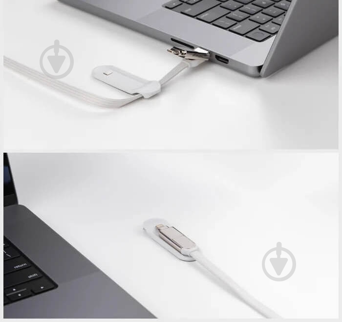 Кабель Rolling Square 6 в 1 inCharge XL 3 м білий (XLL02R) - фото 10 Кабель Rolling Square 6 в 1 inCharge XL 3 м білий (XLL02R) - фото 10