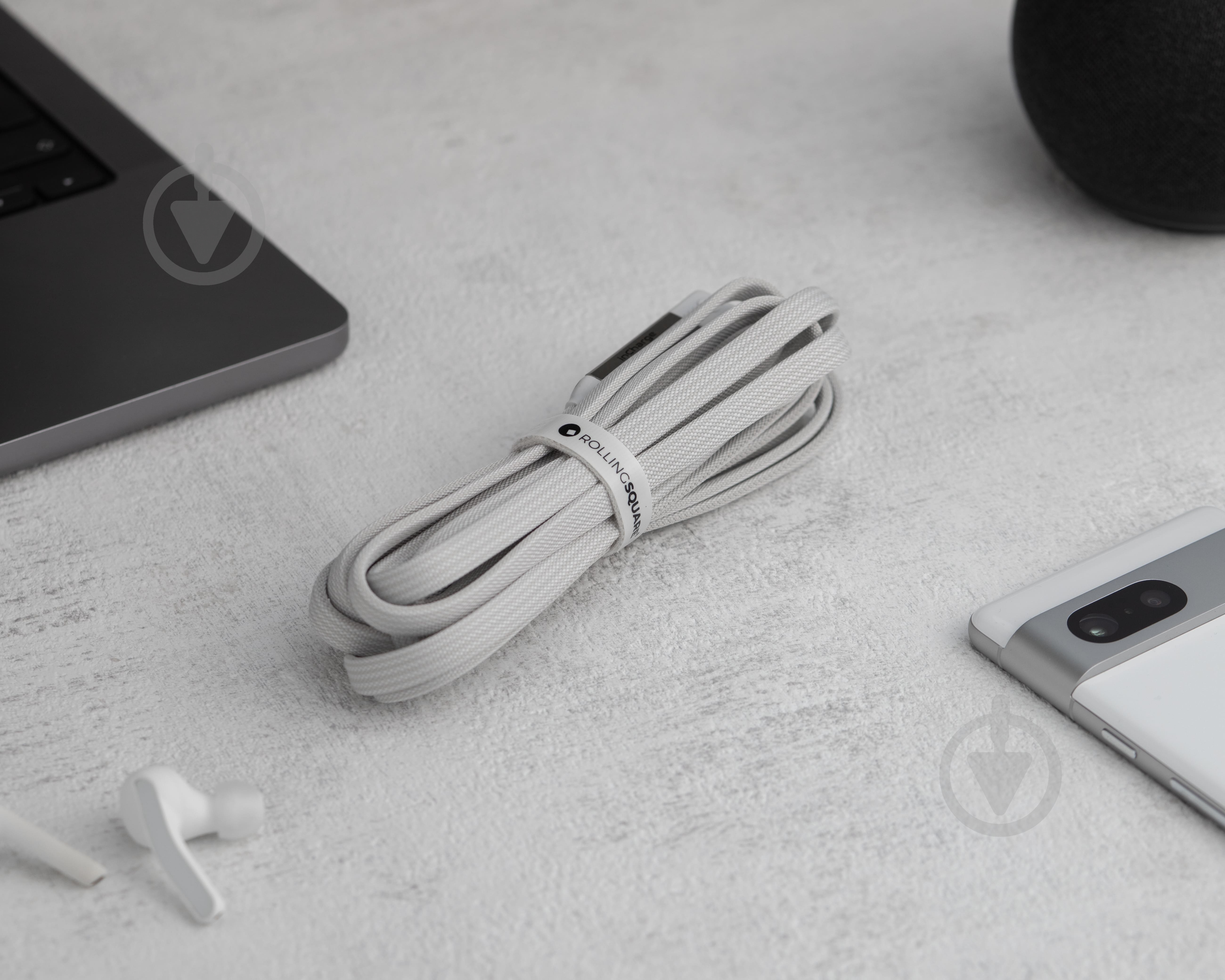 Кабель Rolling Square 6 в 1 inCharge XL 3 м білий (XLL02R) - фото 9 Кабель Rolling Square 6 в 1 inCharge XL 3 м білий (XLL02R) - фото 9