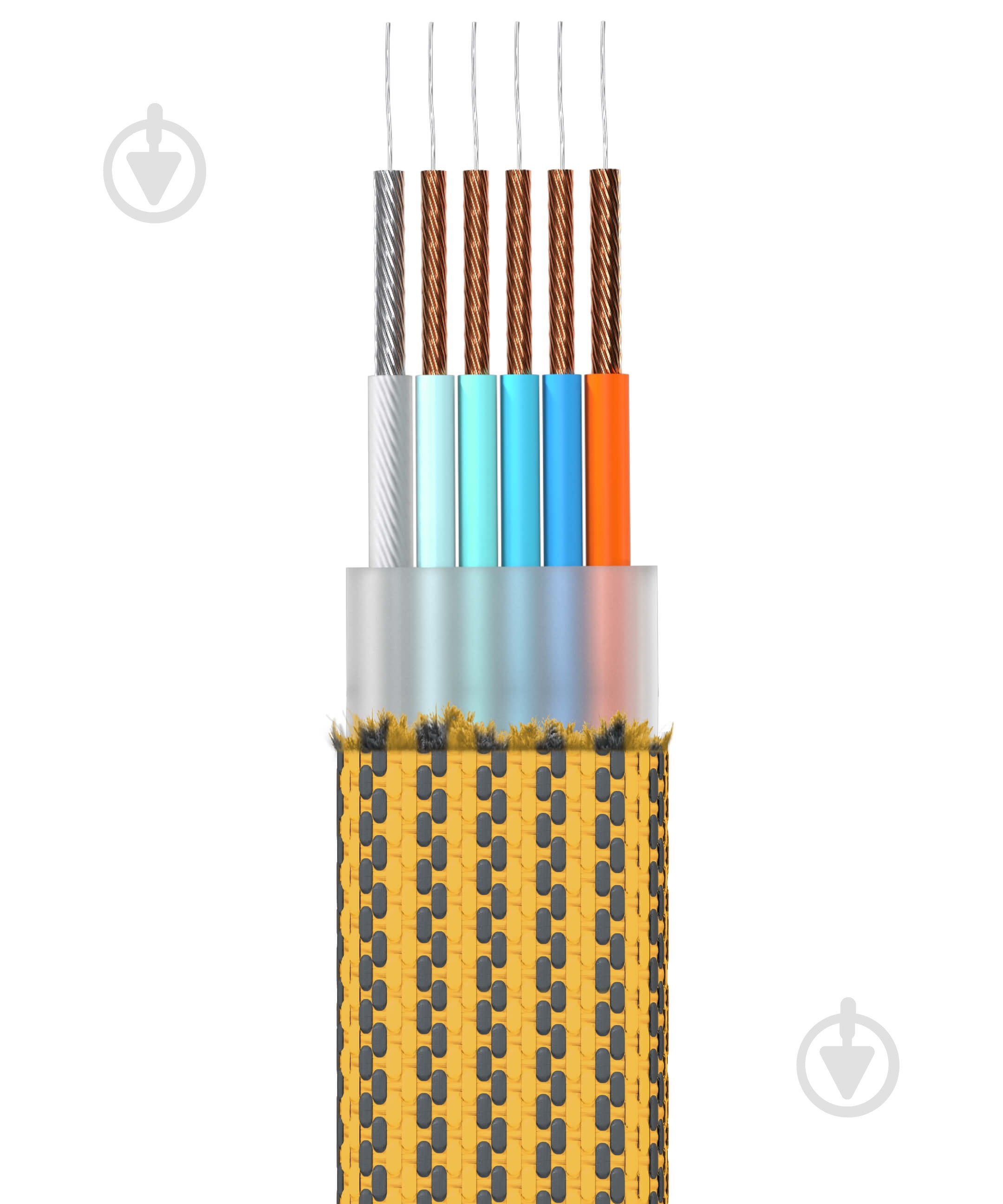 Кабель Rolling Square 6 в 1 inCharge XL 3 м жовтий (XLL03R) - фото 5 Кабель Rolling Square 6 в 1 inCharge XL 3 м жовтий (XLL03R) - фото 5