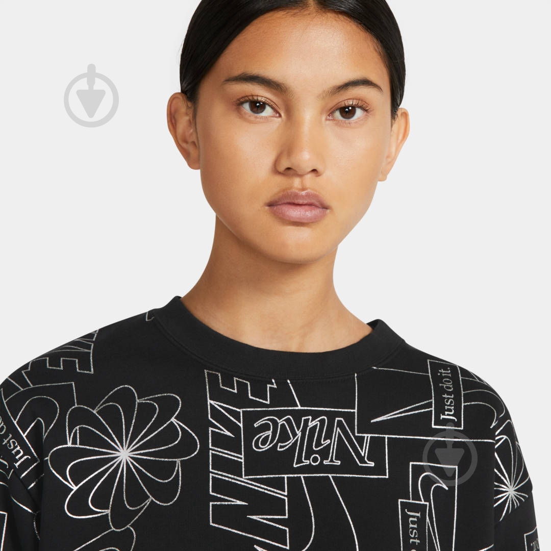 Світшот Nike W NSW ICN CLSH FLC AOP TOP CZ1868-010 р. L чорний - фото 7 Світшот Nike W NSW ICN CLSH FLC AOP TOP CZ1868-010 р. L чорний - фото 7