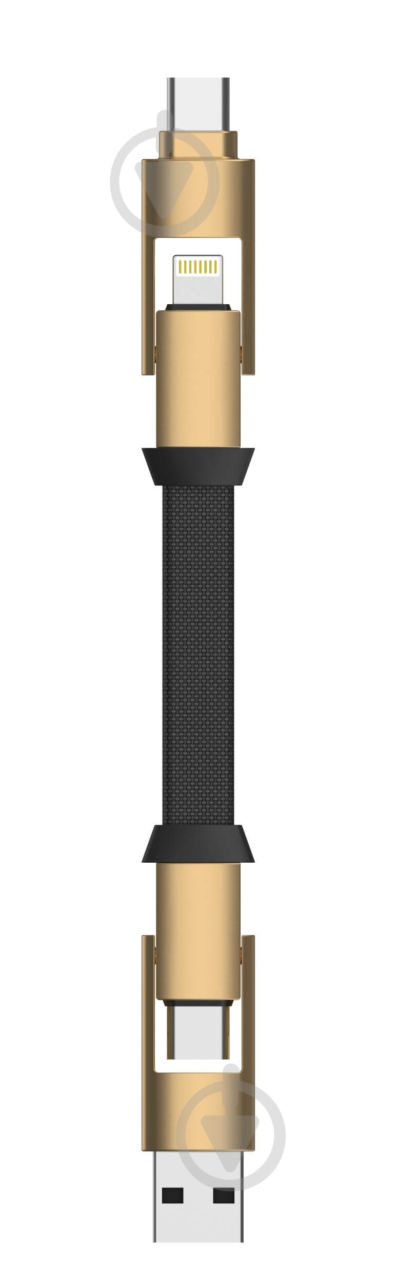 Кабель Rolling Square 6 in1 inCharge X100w золотой (SIX03R) - фото 5