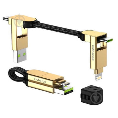 Кабель Rolling Square inCharge X 100W 0,14 м бежевый (X03WR) - фото 1 Кабель Rolling Square inCharge X 100W 0,14 м бежевый (X03WR) - фото 1