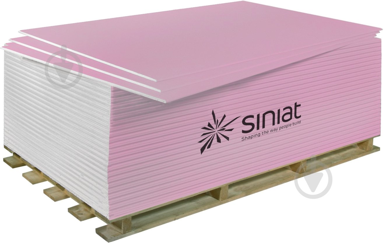 Гипсокартон огнестойкий Plato 2500x1200x12,5 мм - фото 1 Гипсокартон огнестойкий Plato 2500x1200x12,5 мм - фото 1