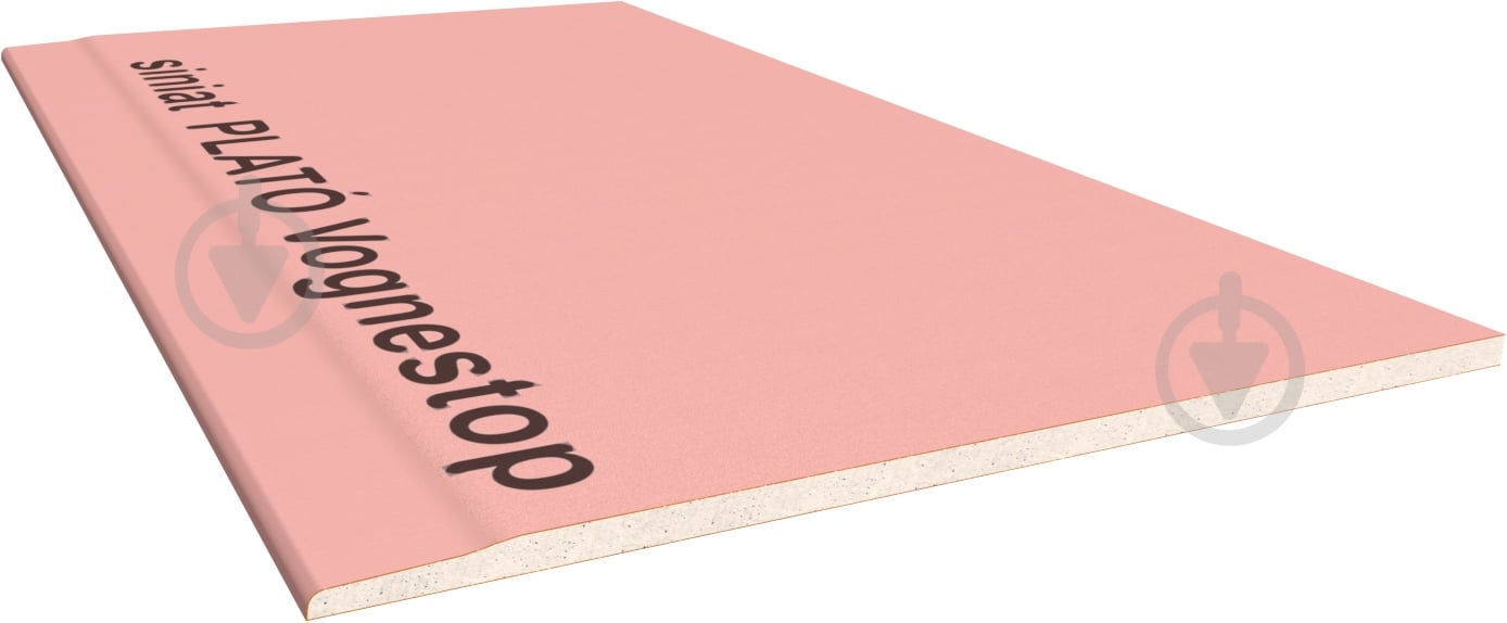 Гипсокартон огнестойкий Plato 2500x1200x12,5 мм - фото 4 Гипсокартон огнестойкий Plato 2500x1200x12,5 мм - фото 4