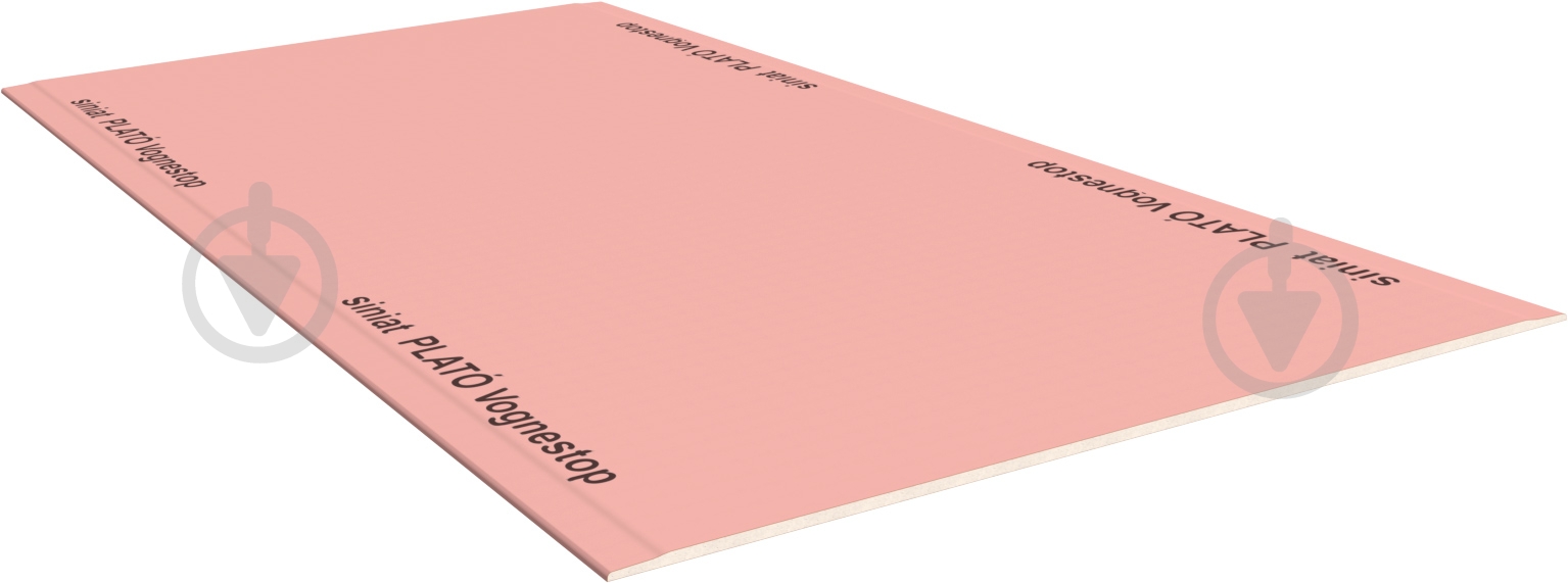 Гипсокартон огнестойкий Plato 2500x1200x12,5 мм - фото 3 Гипсокартон огнестойкий Plato 2500x1200x12,5 мм - фото 3