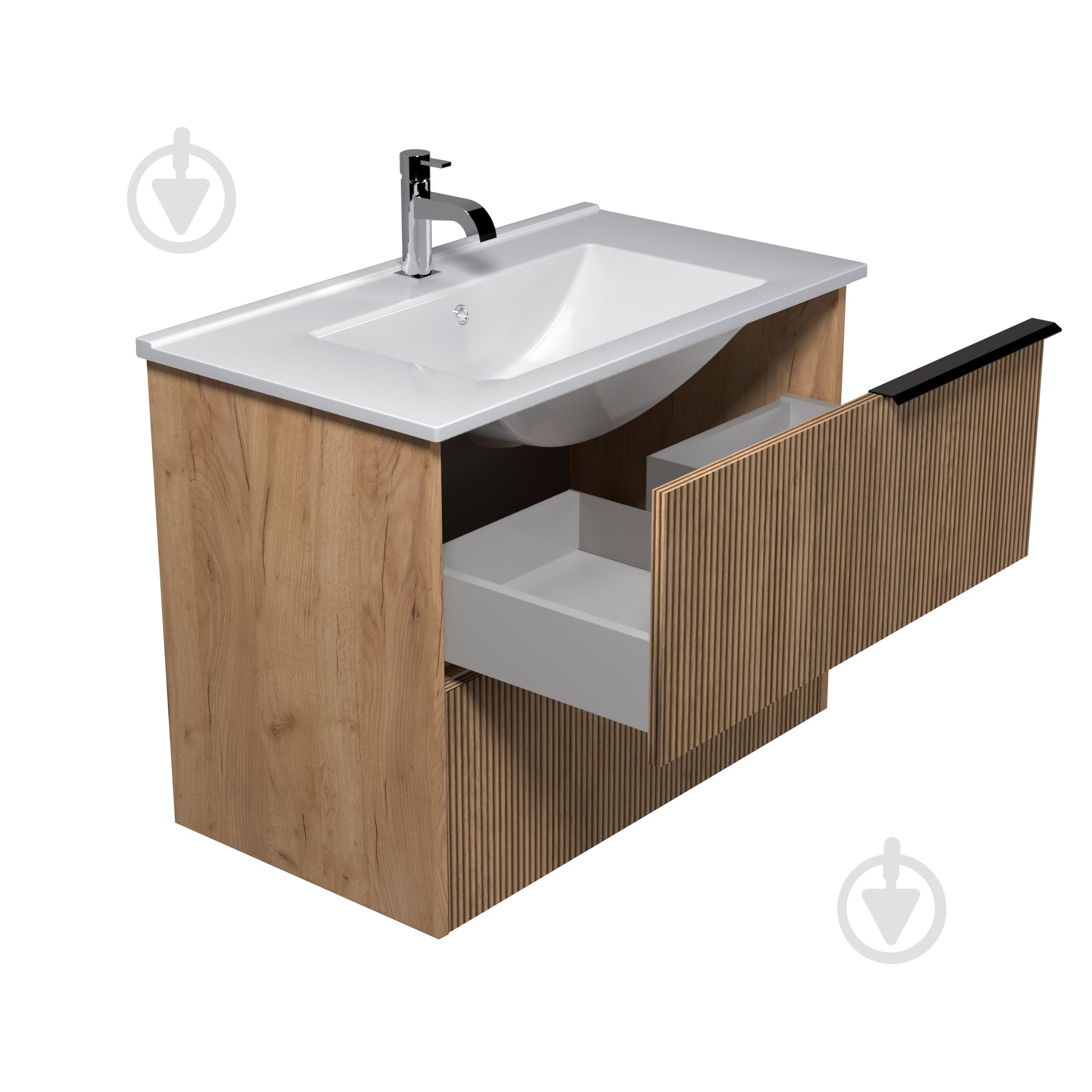 Тумба підвісна Мойдодир Grace 80-A з умивальником Su-80 - фото 2