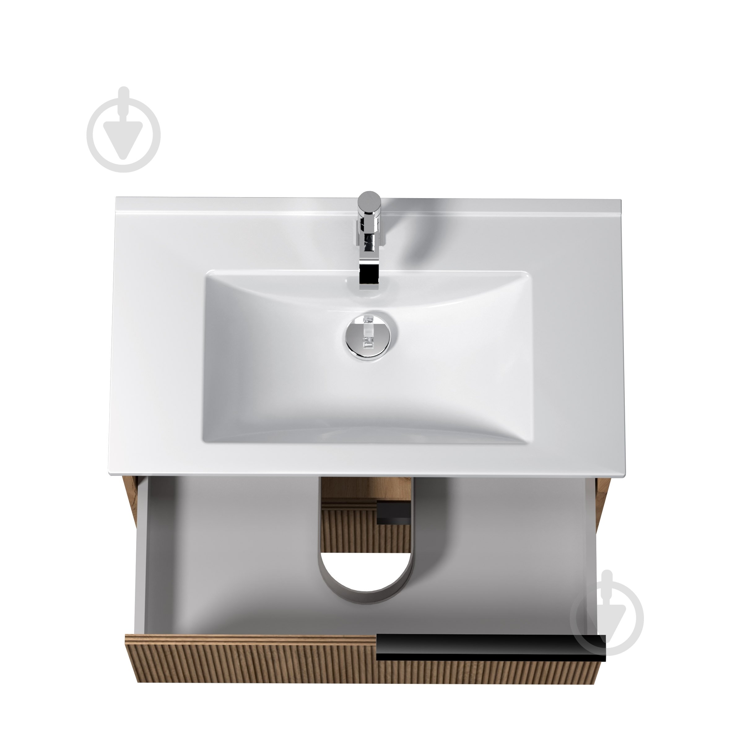 Тумба підвісна Мойдодир Grace 80-A з умивальником Su-80 - фото 5