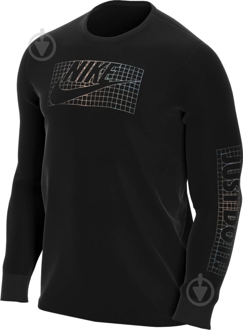 Футболка Nike M NSW LS TEE FUTURA FOIL CZ4708-010 р.M чорний - фото 3