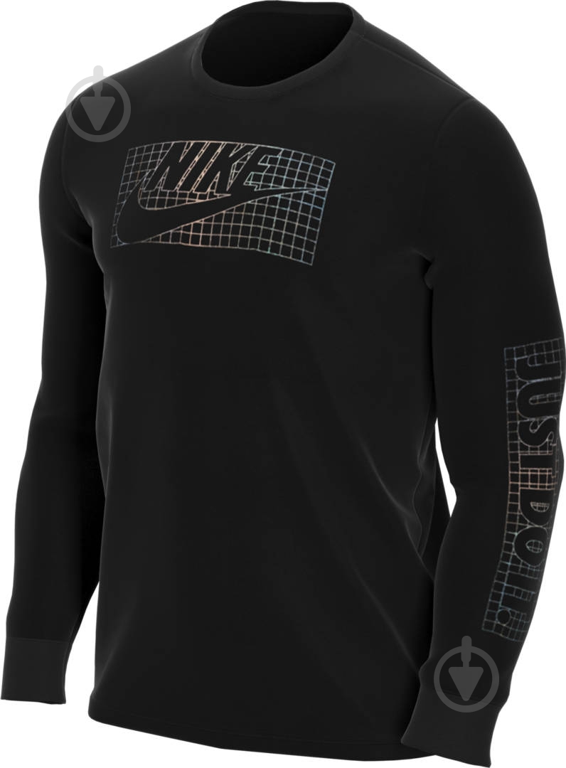 Футболка Nike M NSW LS TEE FUTURA FOIL CZ4708-010 р.S черный - фото 3 Футболка Nike M NSW LS TEE FUTURA FOIL CZ4708-010 р.S черный - фото 3