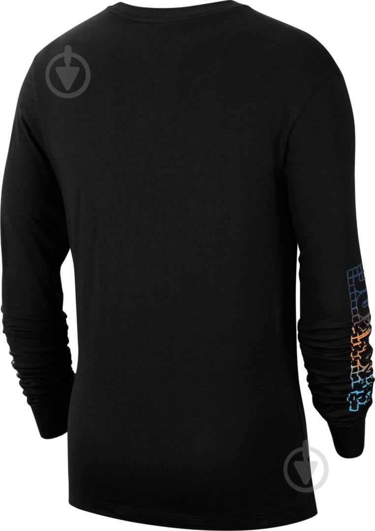 Футболка Nike M NSW LS TEE FUTURA FOIL CZ4708-010 р.XL черный - фото 2