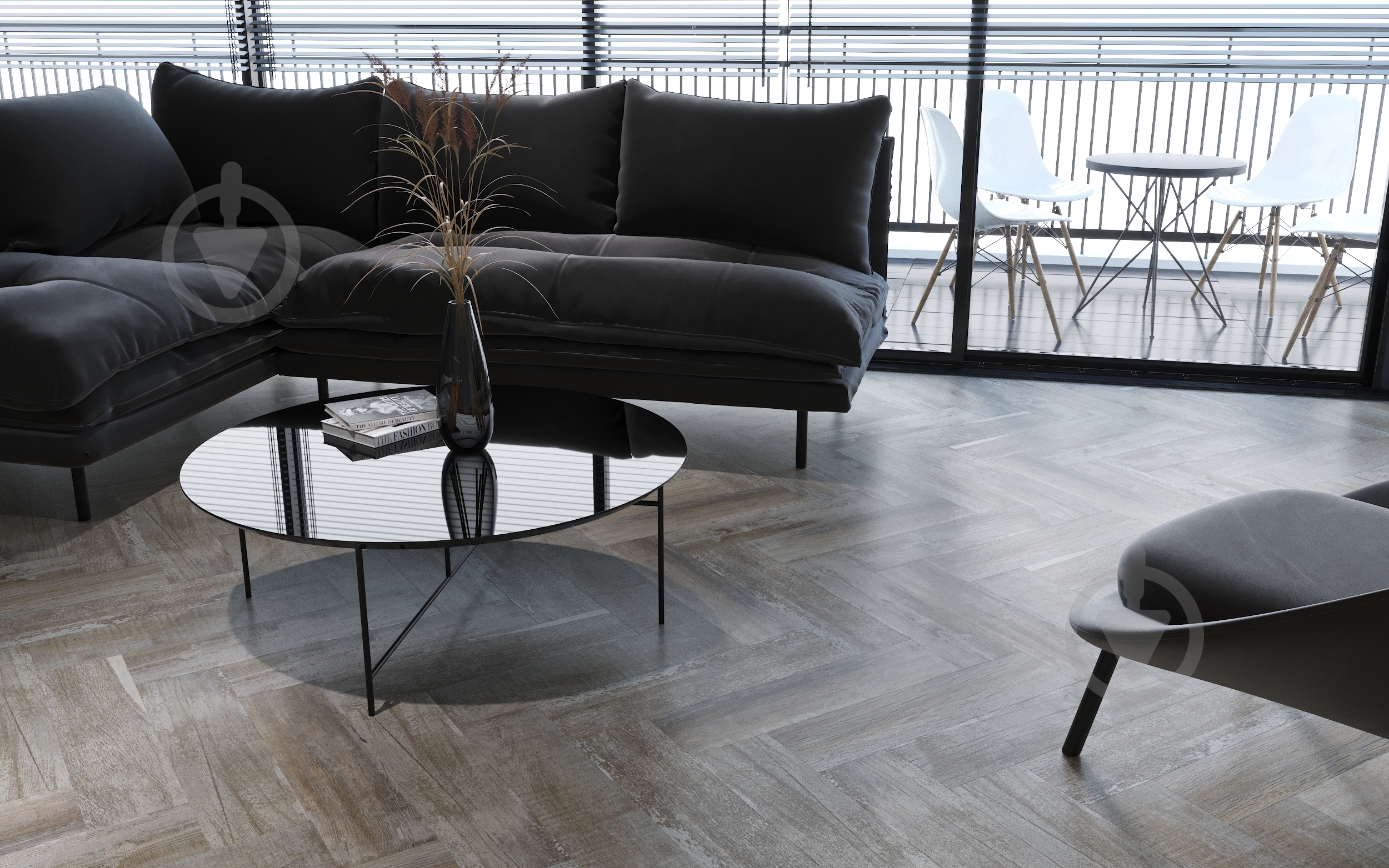 Плитка Golden Tile Bergen grey G3219S 15х90 см - фото 2