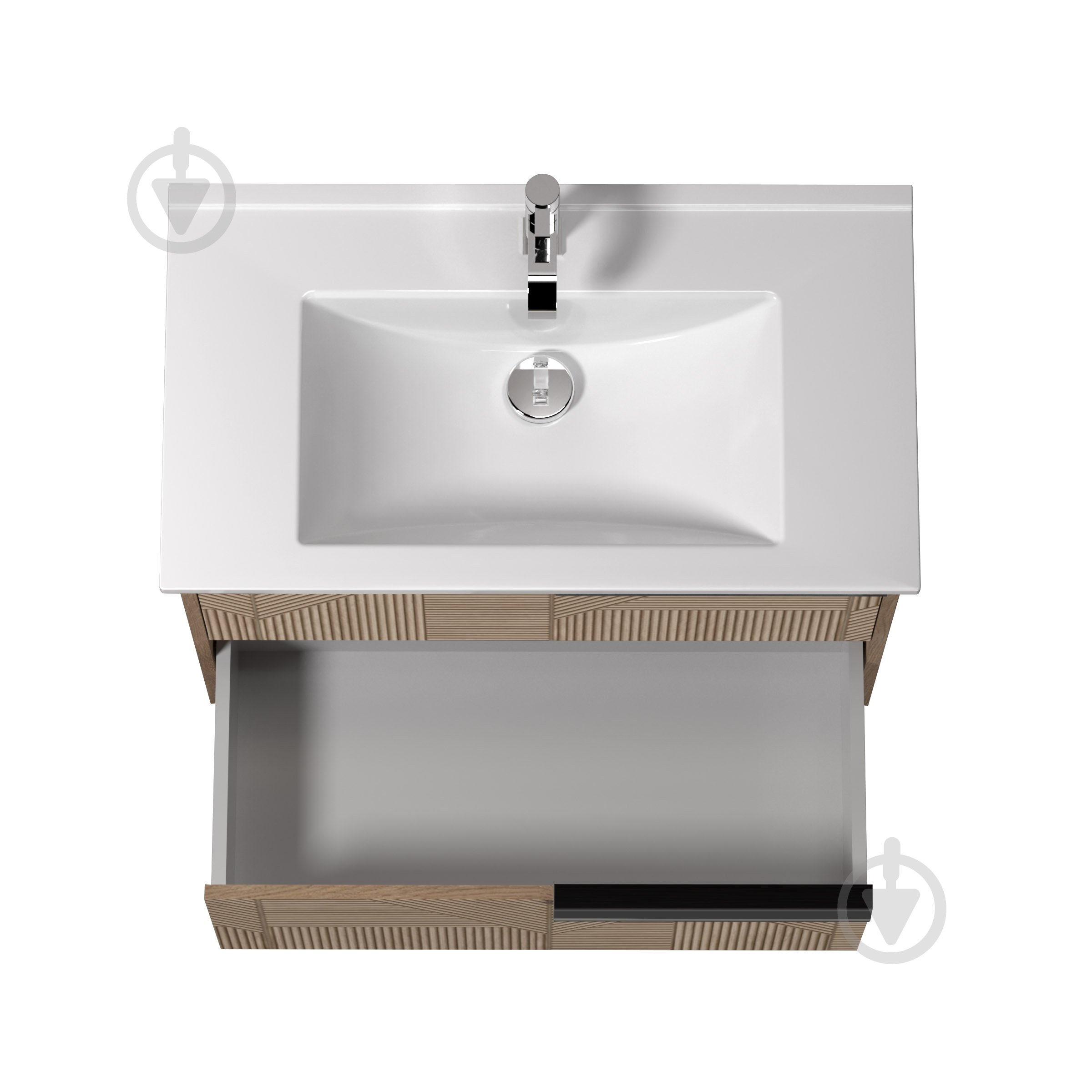 Тумба подвесная Мойдодыр ILLUSION 80-А с умывальником Su-80 - фото 6