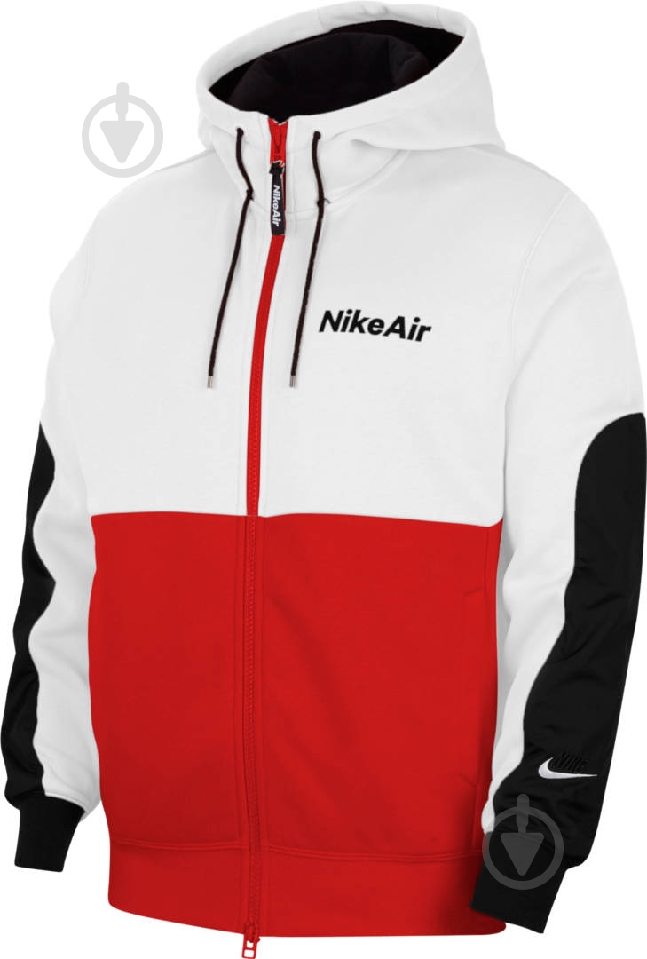 Джемпер Nike M NSW AIR HOODIE FZ FLC CU4134-101 р. S різнокольоровий - фото 1