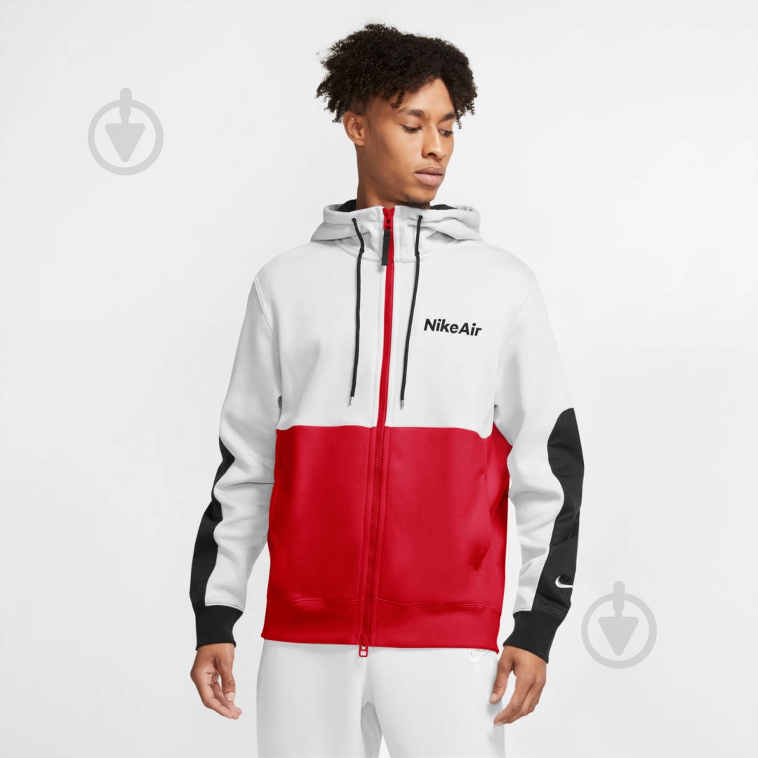 Джемпер Nike M NSW AIR HOODIE FZ FLC CU4134-101 р. S різнокольоровий - фото 4
