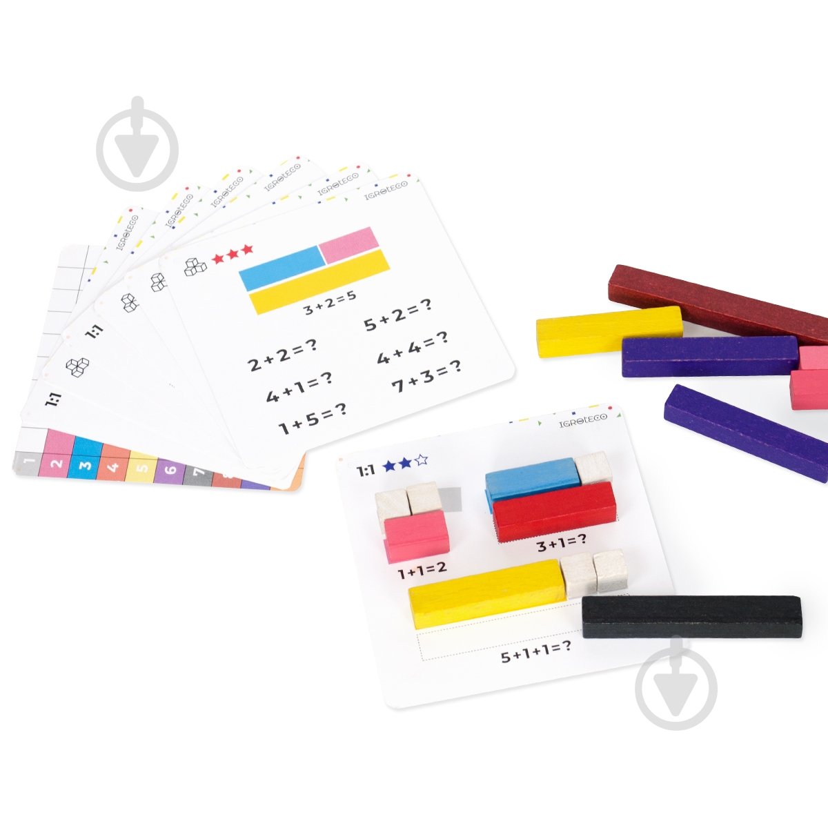 Палочки для счета Igroteco 56 элементов 900385 - фото 5