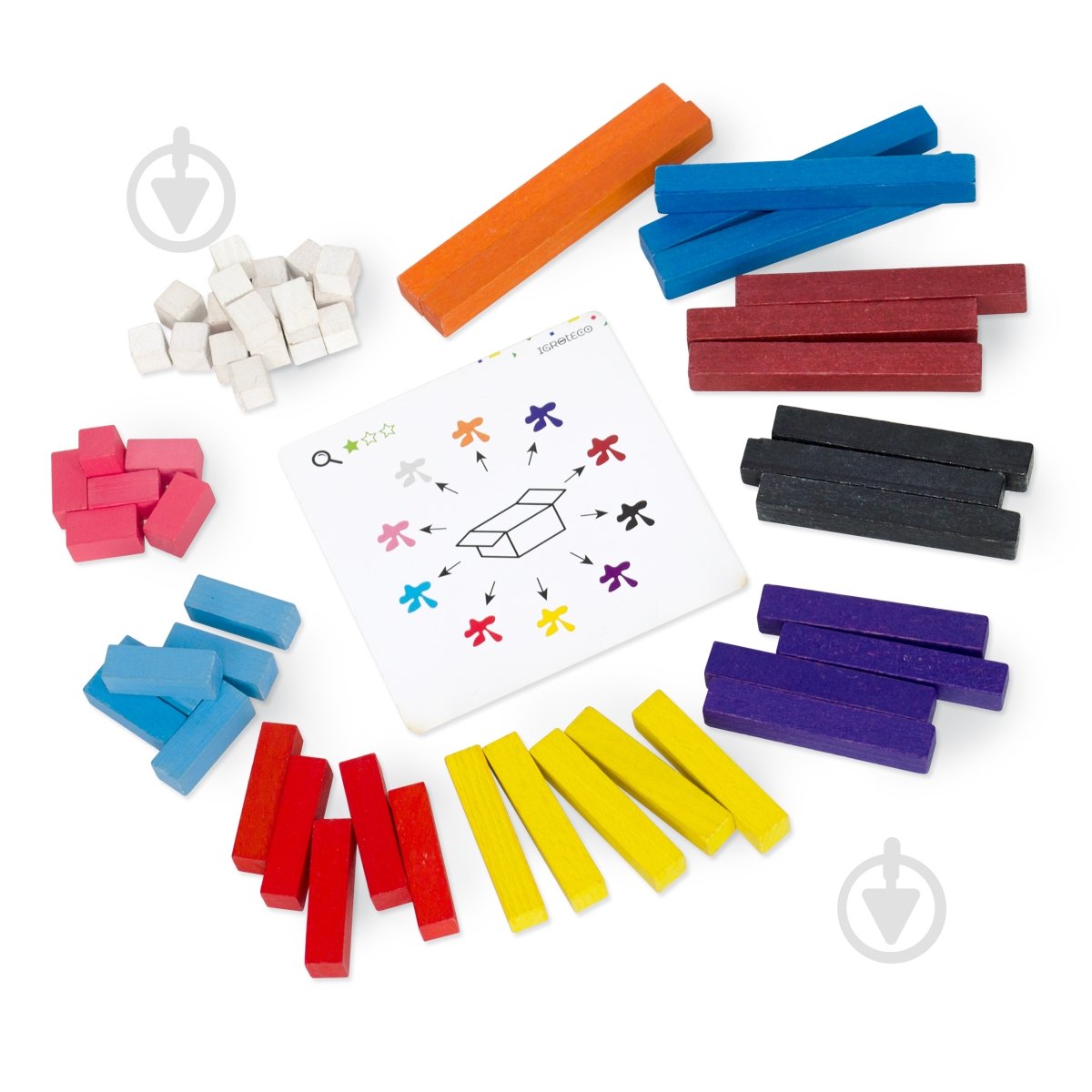 Палочки для счета Igroteco 56 элементов 900385 - фото 8