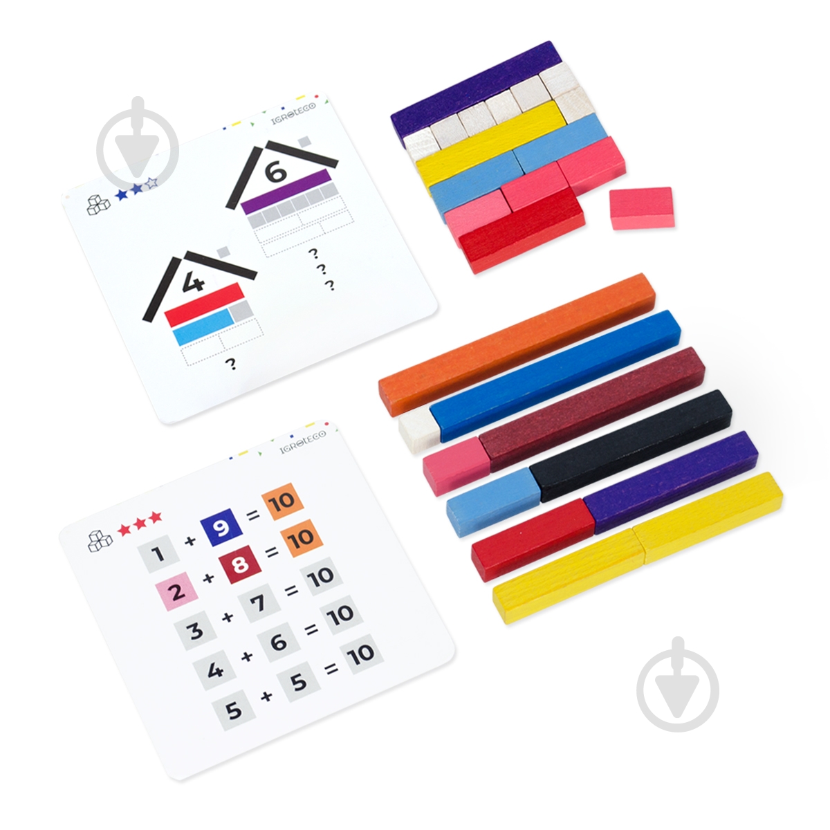 Палочки для счета Igroteco 56 элементов 900385 - фото 6