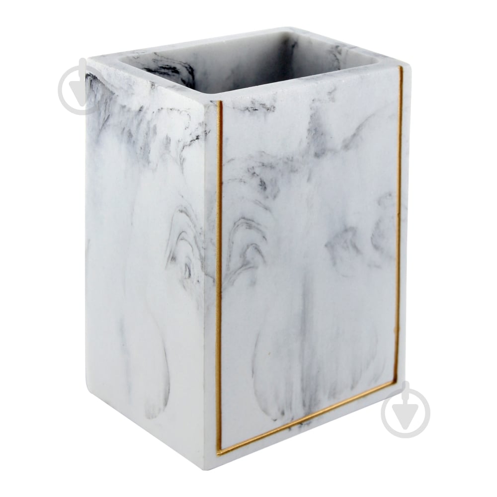 Склянка Trento Veil білий мармур - фото 1