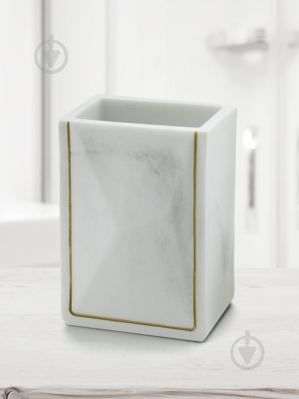 Склянка Trento Veil білий мармур - фото 4