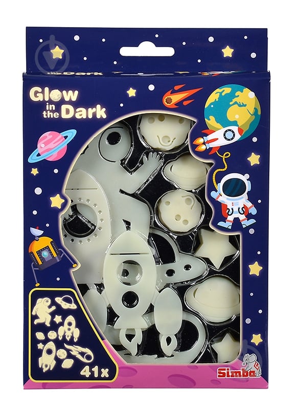 Набор сияющих элементов Simba Космос 7826079 - фото 1 Набор сияющих элементов Simba Космос 7826079 - фото 1